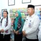 Ketua TP PKK Kabupaten Muaro Jambi Saat Hadir Acara Luncurkan Program DAHSAT di Kampung KB Desa Parit, Kec. Sungai Gelam, Rabu (24/8/22). FOTO : Noval