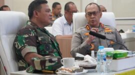Danrem dan Kapolda Jambi Ikut Rakor Singkronisasi Pengendalian Inflasi Bersama Mendagri. FOTO : Penrem.