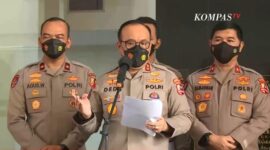 Kepala Divisi Humas Polri Irjen Dedi Prasetyo saat menyampaikan hasil sidang etik di gedung TNCC, Mabes Polri, Jakarta Selatan, Rabu (7/9/22). FOTO : Tangkapan Layar