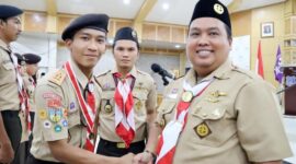 Ketua Kwartir Kecamatan Tungkal Ilir Herman. FOTO : RY/LT
