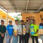 Kapolsek Jaluko AKP Rudi Hambali, SH Bersama Mahasiswa Asal Papua yang Kuliah di UNJA. FOTO : Ist