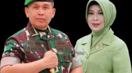 Mayor Jenderal TNI Hilman Hadi, S.IP, MBA, M.Han dan Isteri/ FOTO : Penrem 042/Gapu