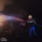 Proses pemadaman Kebakaran Lahan di RT 01 dan RT 02 Desa Pematang Lumut, Kecamatan Betara, Tanjung Jabung Barat Selasa (13/9/22) Malam.