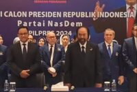 Partai NasDem Resmi Umumkan Anies Baswedan Capres 2024. FOTO : Tangkapan Layar.