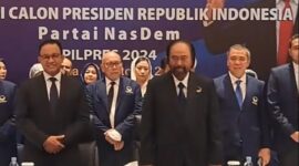 Partai NasDem Resmi Umumkan Anies Baswedan Capres 2024. FOTO : Tangkapan Layar.