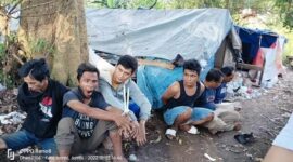 Pengerbekan di Kampung Narkoba 7 Orang Ditangkap. FOTO : Dhea/Ist