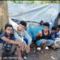 Pengerbekan di Kampung Narkoba 7 Orang Ditangkap. FOTO : Dhea/Ist