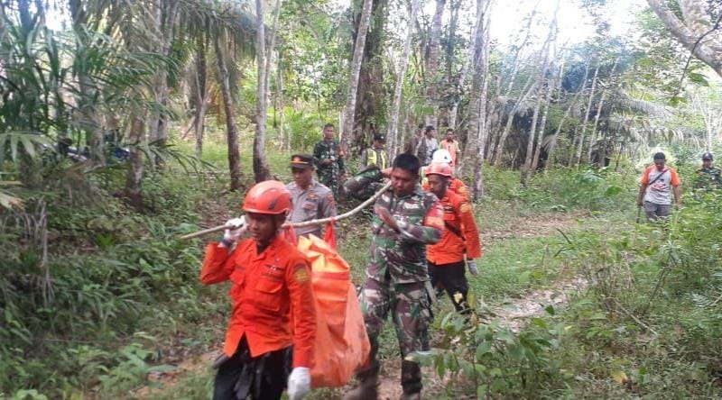 Siswa SMK Kota Jambi yang Hilang Magang di Pertambangan Ditemukan. FOTO : BASARNAS.