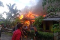 BREAKING NEWS : Musibah Kebakaraan Kembali Landa Pemukiman Padat Penduduk di Kuala Tungkal. FOTO : IST