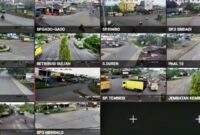 Pantauan CCTV Ditlantas Polda Jambi di sejumlah Titik yang Kerap Macet di Jambi. FOTO : Ist