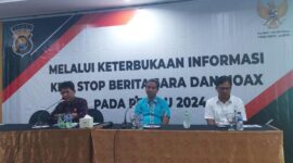 Dit Intelkam Polda Jambi Gelar FGD Stop Sara dan Hoax Pemilu 2024. FOTO : Dhea.