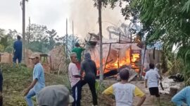 Satu Unit Rumah Warga di Betara 6 Ludes Terbakar. FOTO : Ist