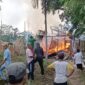 Satu Unit Rumah Warga di Betara 6 Ludes Terbakar. FOTO : Ist