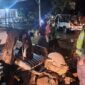 Mobil Pic Up Angkut Sofa Terbakar di Desa Pembengis. FOTO :  Res Tjb