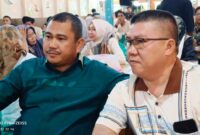 Ketua DPD Partai Demokrat Provinsi Jambi H. Mashuri bersama Ketua DPC Tanjung Jabung Barat Jamal Darmawan, Sie. FOTO : Ist
