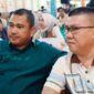Ketua DPD Partai Demokrat Provinsi Jambi H. Mashuri bersama Ketua DPC Tanjung Jabung Barat Jamal Darmawan, Sie. FOTO : Ist