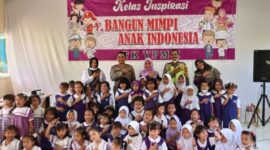 Dok. Polsek Tebing Tinggi Gelar Penyuluhan Polisi Sahabat Anak di TK YPMM.