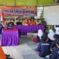 Sosialisasi dan Simulasi Sekolah Aman Bencana Bagi Pelajar di Betara. FOTO : BPBD TJB
