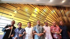 Anies bersama koalisi Perubahan yang terdiri dari Partai NasDem, Partai Demokrat dan PKS. FOTO : Ist