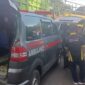 Viral Ambulance Jenazah Terjebak Macet di Batanghari, Ini Penjelasan Polda Jambi. FOTO : Tangkapan Layar