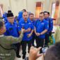 Wakil Ketua DPD Partai Demokrat H. Amir Sakib didampingi Ketua Bappiluda Jambi Ahmad Fauzi Ansori dan Ketua DPC Partai Demokrat Jamal Darmawan Sie disela kegiatan pendidikan politik, Sabtu (26/11/22). FOTO : Ist