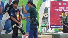 M. Ikhsan Atlet FPTI Tanjab Barat Tengah Latihan. FOTO : Ist