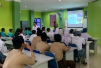 Kegiatan Sosialisasi pendaftaran online Calon Anggota Paskibraka di SMA Negeri 1 Tanjung Jabung Barat, Rabu (15/2/23). FOTO : Ist 