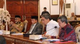Rapat Persiapan Kenduri Swarnabhumi di Auditorium Rumah Dinas Gubernur Jambi, Senin, (10/4/23). FOTO : KOMINFO