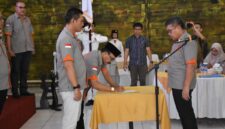 Pelantikam Pengurus Ikatan Keluarga Alumni SMAN 3 (IKA) Kota Jambi Periode 2023-2026, Sabtu (10/6/23). FOTO : PENREM