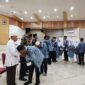 Para CJH Kloter Tambahan sebelum keberangkatan menuju Jambi. FOTO : Ist 