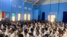 Warga Binaan Pemasyarakatan (WBP) Lapas Kelas IIB Kuala Tungkal saat mengikuti salah satu kegiatan. FOTO : Humas 