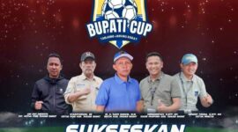 Jadwal Lengkap Pertandingan Sepak Bola Bupati Cup 2023 Tajab Barat. FOTO : PSSI