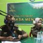 Muhammad Lutfi bersama Rahmah Meitiarany Bakhtiar saat dialog interaktif Jaksa Menyapa melalui RSPD Tanjab Barat, Selasa (15/8/23). FOTO : Dok Kejari
