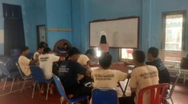 Warga Binaan Pemasyarakatan Lapas Kuala Tungkal saat mengikuti Pendidikan kesetaraan non formal, Selasa (29/8/23). FOTO : Dok Lapas 