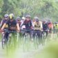 AKBP Padli, SH, SIK, MH bersepeda bersama jajaran rangkaian HUT ke-68 Lalu Lintas Tahun 2023, Jum'at (22/9/23). FOTO : Humas 