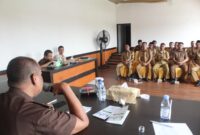 Sosialisasi Program Jaksa Garda Desa dari Kejari Tanjung Jabung Barat, Selasa (17/10/23). FOTO : Dok/Kejari