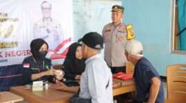 Kegiatan Bakti Kesehatan Bagian SDM Polres Tanjab Barat, Jum'at (3/11/23). FOTO : Hmsres Tjb 