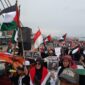Aksi Kemanusiaan Solidaritas Peduli Palestina di WFC Kuala Tungkal, Minggu (12/11/23). FOTO : LT