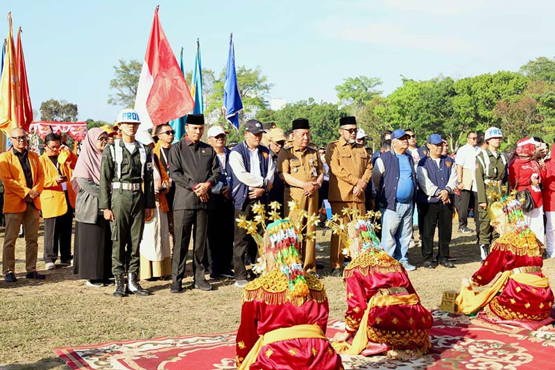 Hadiri PKKMB Unja 2024, Edi Purwanto Paparkan Tantangan Anak Muda Era Saat Ini . FOTO : HMS