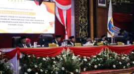 DPRD Provinsi Jambi Gelar Rapat Paripurna Mendengarkan Pidato Kenegaraan. FOTO : HMS