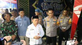 Ketua DPRD Provinsi Jambi Turut Pantau Kegiatan Masyarakat di Malam Takbiran Bersama Gubernur dan Forkopimda. FOTO : VIRYZHA