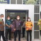 Kakanwil Kemenkumham  Jambi dan rombongan saat mengunjungi Unit Layanan Paspor Muaro Jambi, Jum'at (18/3/22). FOTO : Kanim Kuala Tungkal.