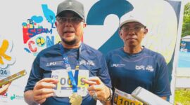 Wakil Ketua DPRD Ivan Wirata Ikuti Fan Walk 7,9 Kilometer pada Acara Peringatan Hari Jalan Nasional ke 4 bersama BPJN Jambi. FOTO : Viryzha