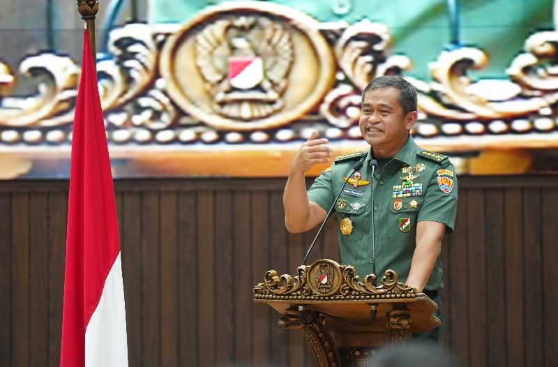 Kepala Staf Angkatan Darat Jenderal TNI Maruli Simanjuntak, M. Sc.FOTO : DISPENAD