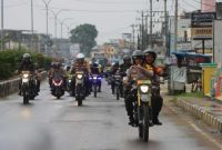 Patroli Gabungan Skala Besar Polda Jambi dan Korem 042/Gapu, Selasa (13/2/24). FOTO : Penrem 042/Gapu