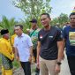 Menteri Parekraf H Sandiaga Salahuddin Uno didampingi Gubernur Jambi H Al Haris, Kadis Parpora Hermansyah. FOTO : LT Bas
