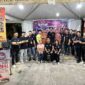 BTC dan Seniman Rambut kegiatan Cukur Amal di Festival Payung Api di Alun-Alun Kota Kuala Tungkal. FOTO : Dok BTC