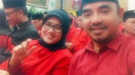 Cici Halimah dan Muklis Bakal Calon Bupati dan Bakal Calon Wakil Bupati Tanjab Barat 2024-2029. FOTO : Ist