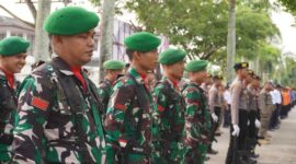 Prajurit TNI Kodim 0419/Tanjab peserta Upacara Hari Keaaktian Pancasila