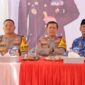 Sekda Tanjab Barat Hermansyah, S. STP, MH bersama Kapolda Jambi Irjen Pol Drs Rusdi Hartono, M. Si dan Kapolres Tanjab Barat AKBP Agung Basuki, SIK, MM (Dok Humas)